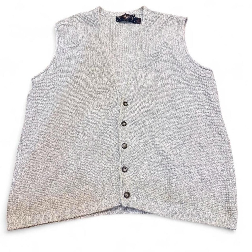 0087 Vintage lake harmony USA sweater vest made in USA
